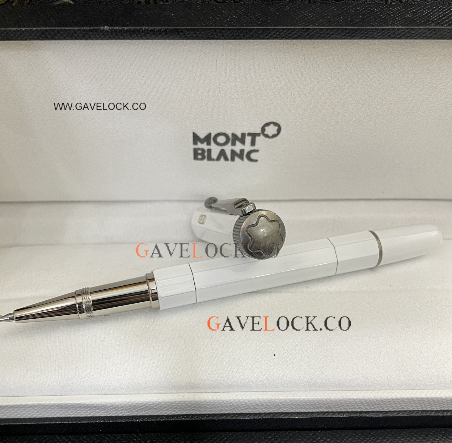 Luxury Copy Egyptomania Montblanc Rollerball Pen White